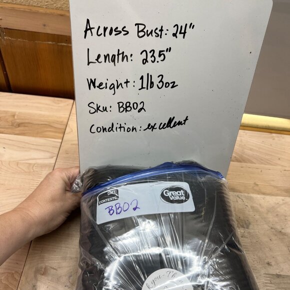 Commense Miss Paris Black White Colorblock Ribbed Knit Sweater Size Small - Picture 11 of 16